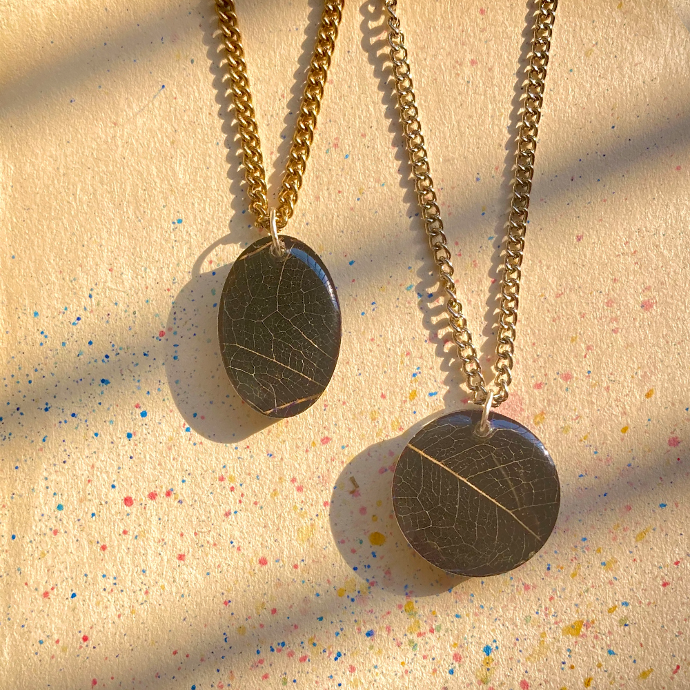 Leaf Skeleton Pendant