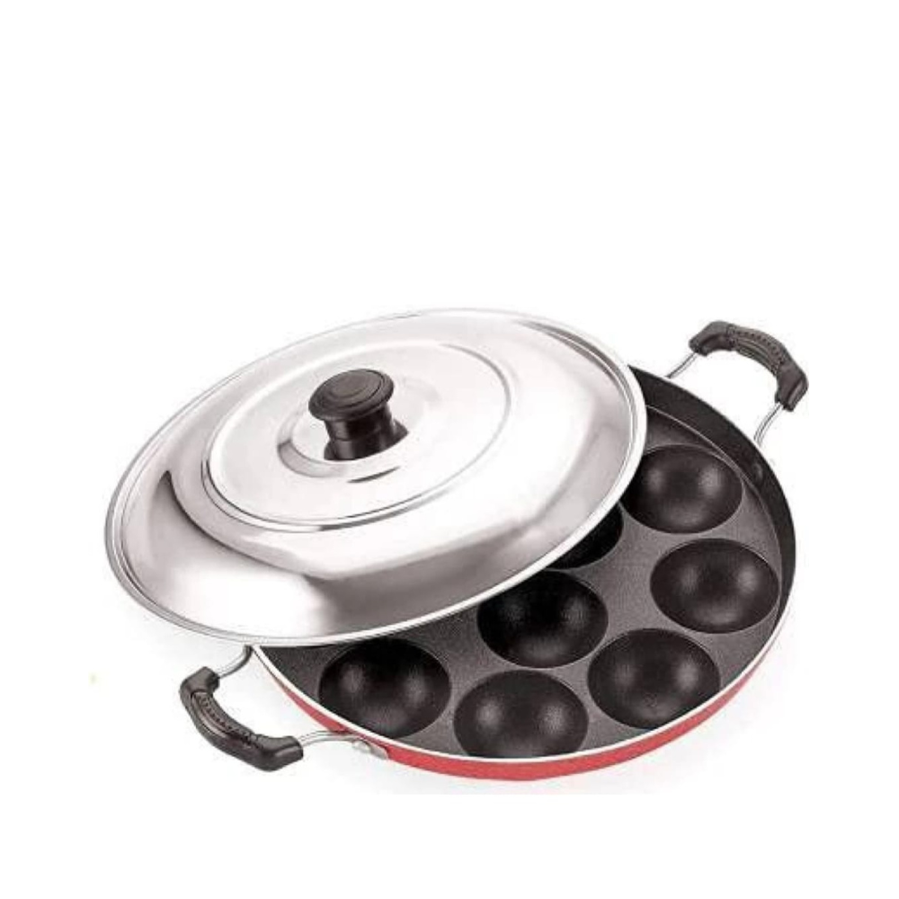 Kushi Grill Pan & Appam Maker Combo ( Pack Of 2 )