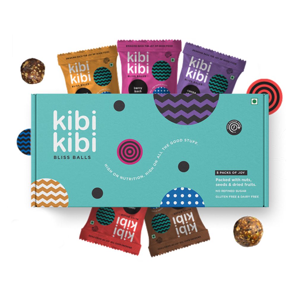 Kibi Kibi Bliss Balls Variety Box (Energy Balls) - Pack of 5