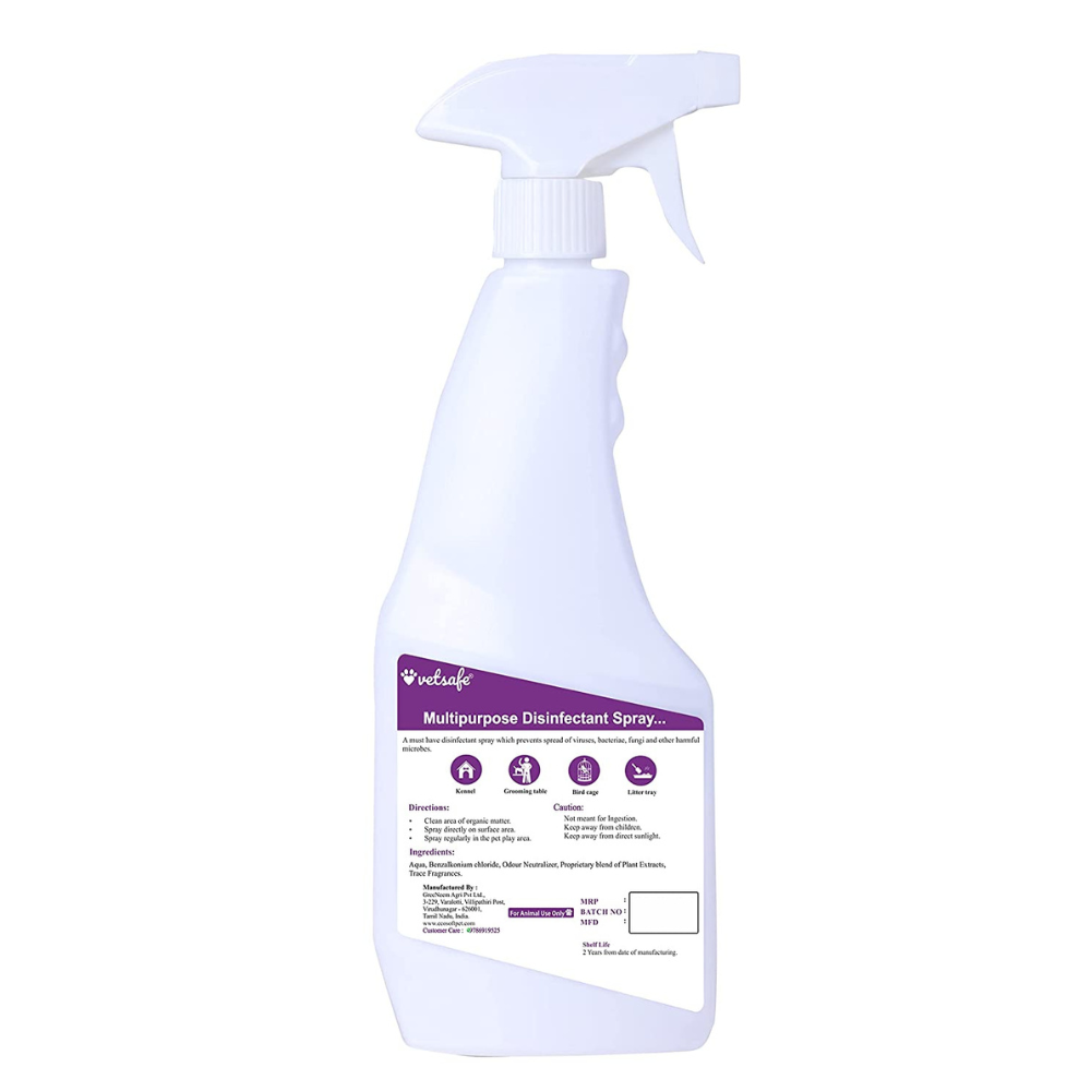 VetSafe Multipurpose Disinfectant Spray (500ml)