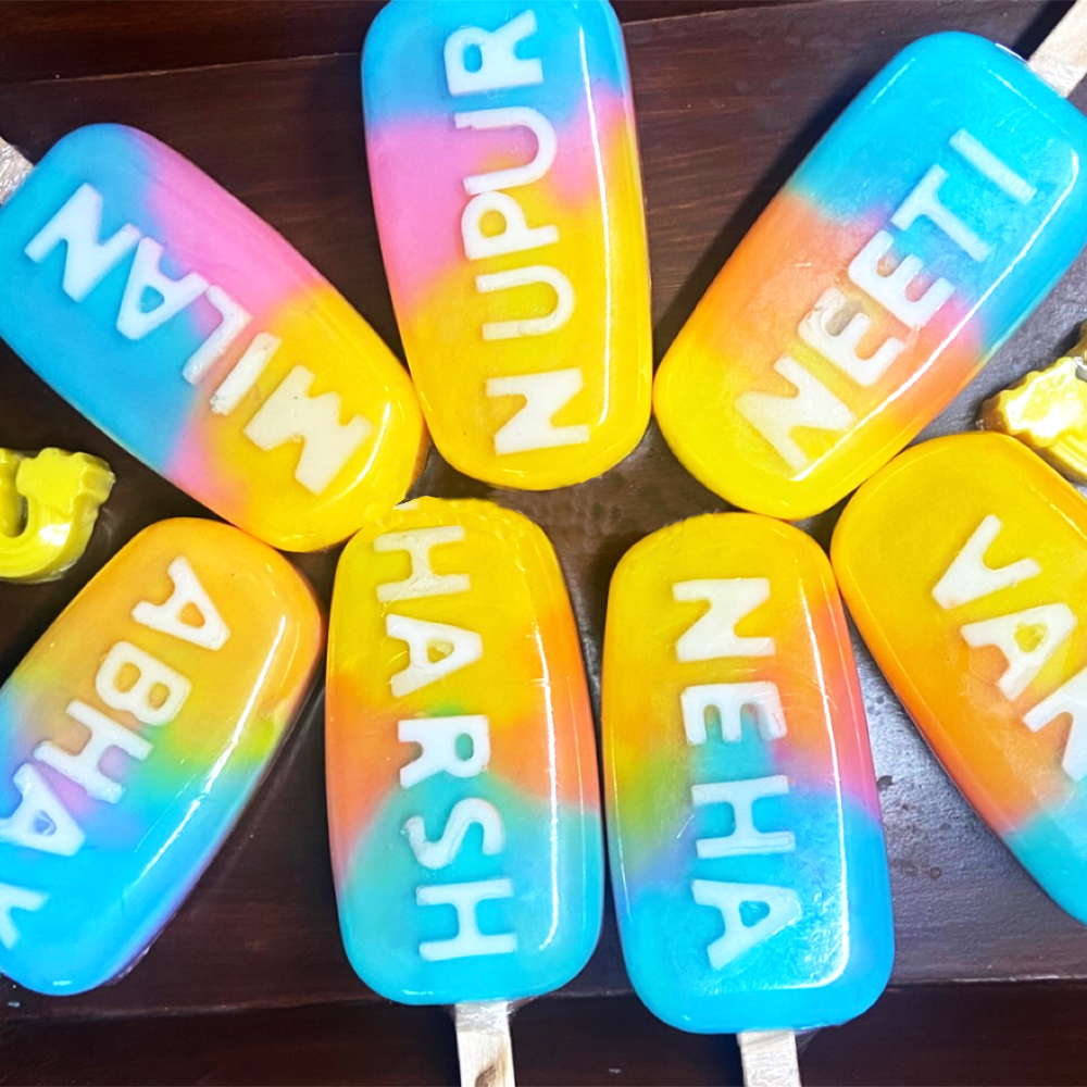 Personalized Name Popsicle Soap