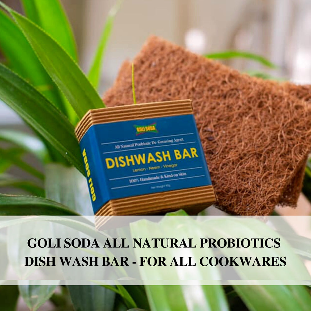 Goli Soda All Natural Probiotics Dish Wash Bar (90g)
