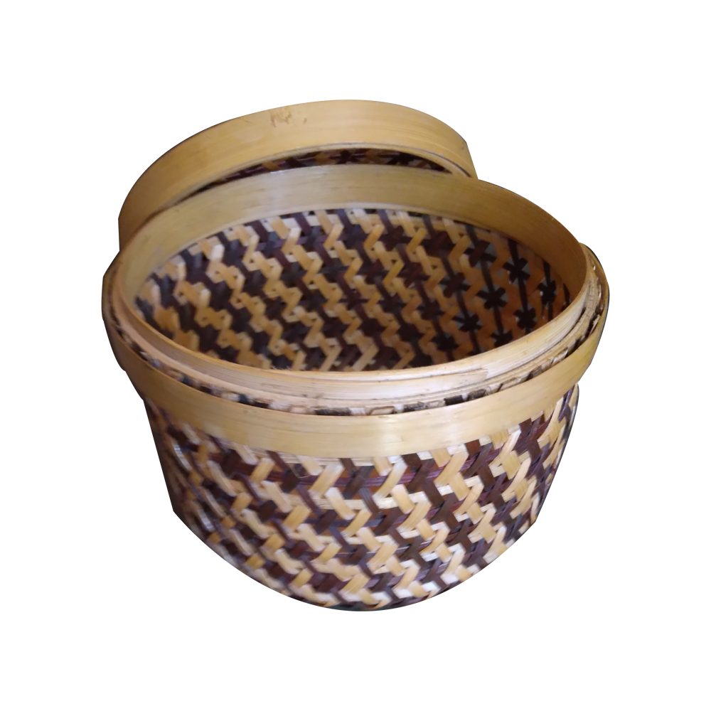 Handmade Bamboo Gift Basket