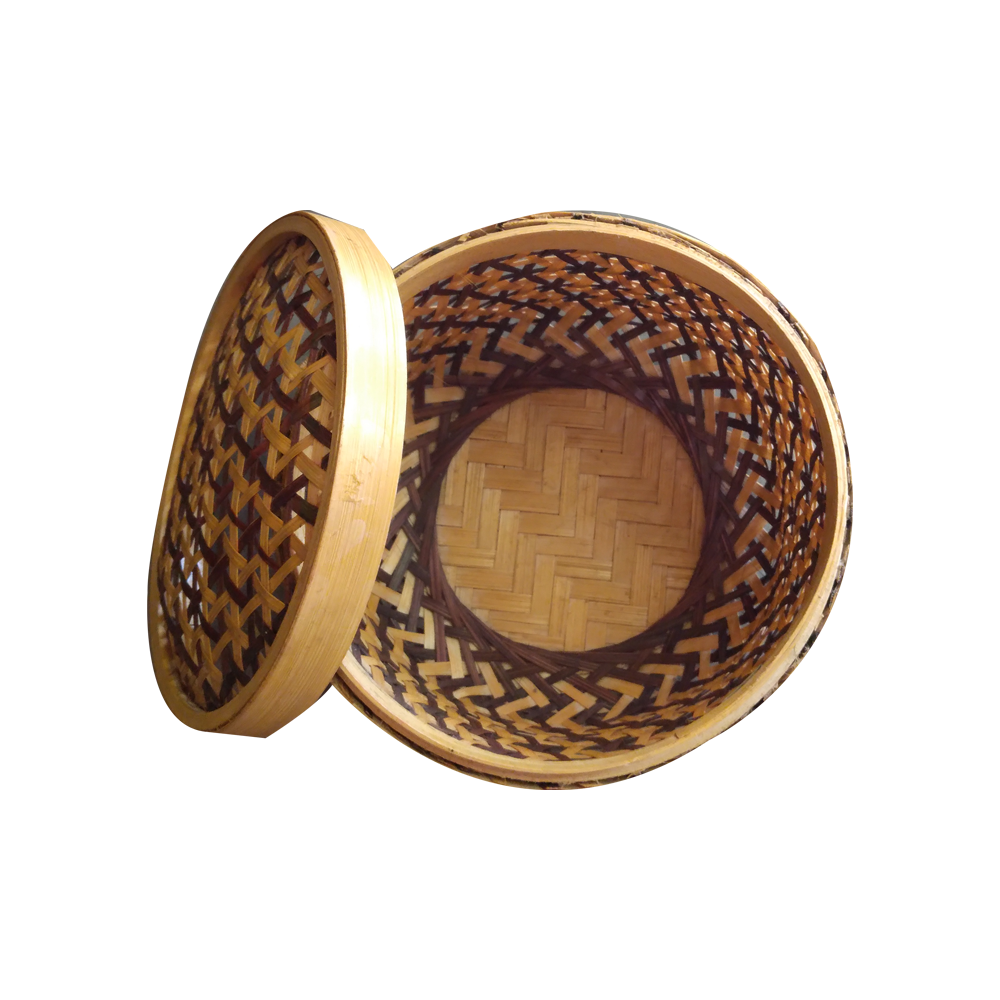 Handmade Bamboo Gift Basket