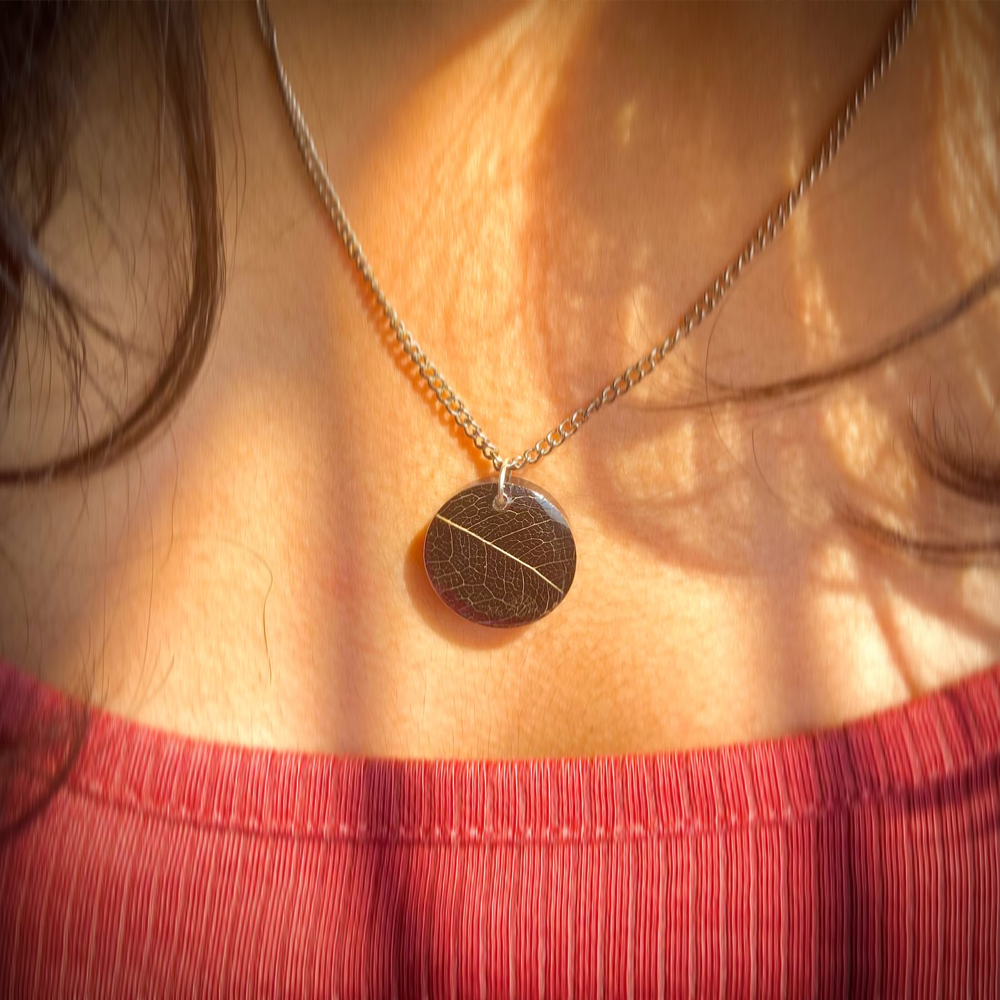 Leaf Skeleton Pendant