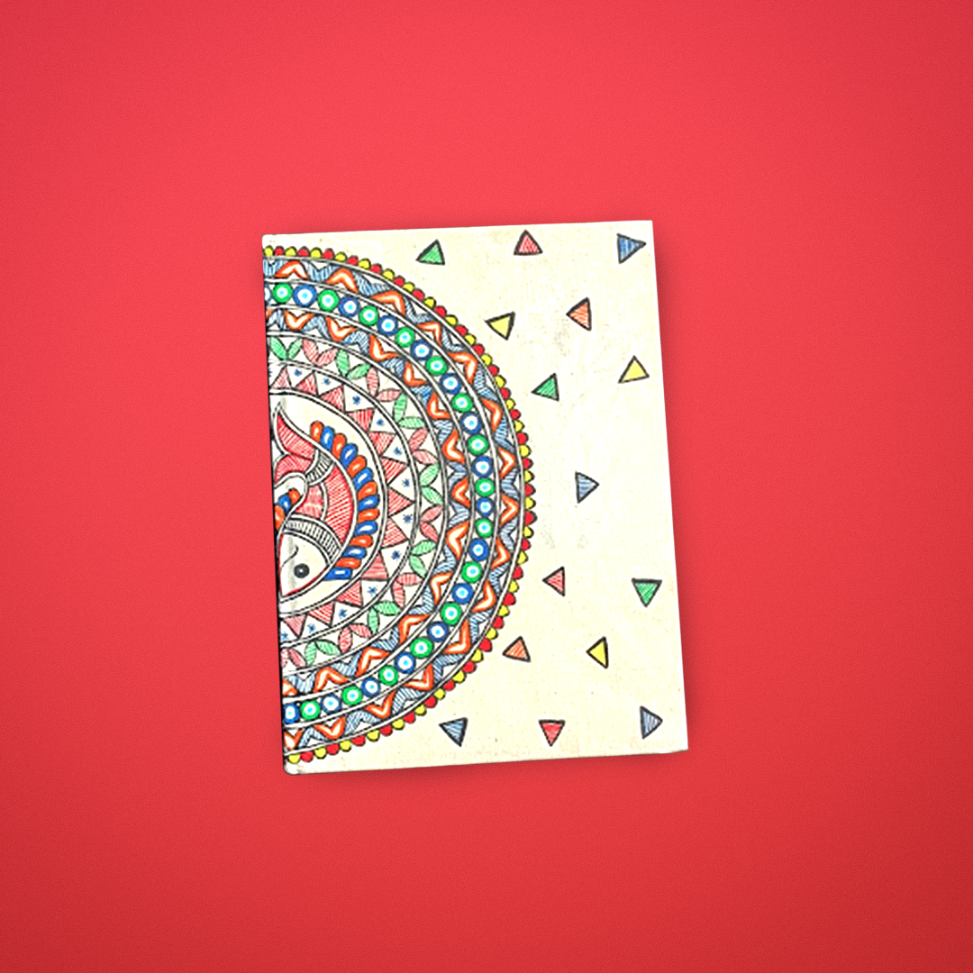 Handmade Fish & Geometry Pattern Diary