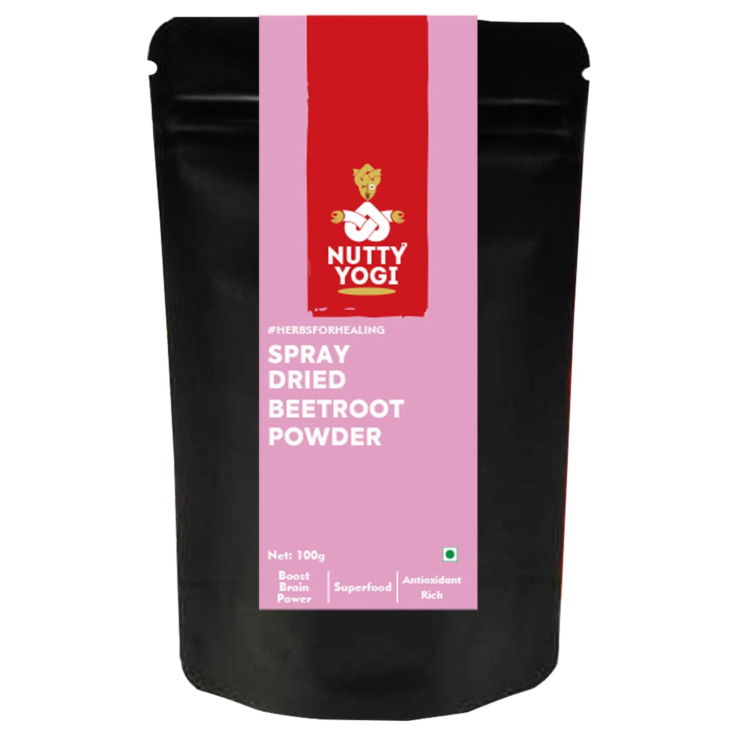 
                  
                    Nutty Yogi Spray Dried Beetroot Powder (100g)
                  
                