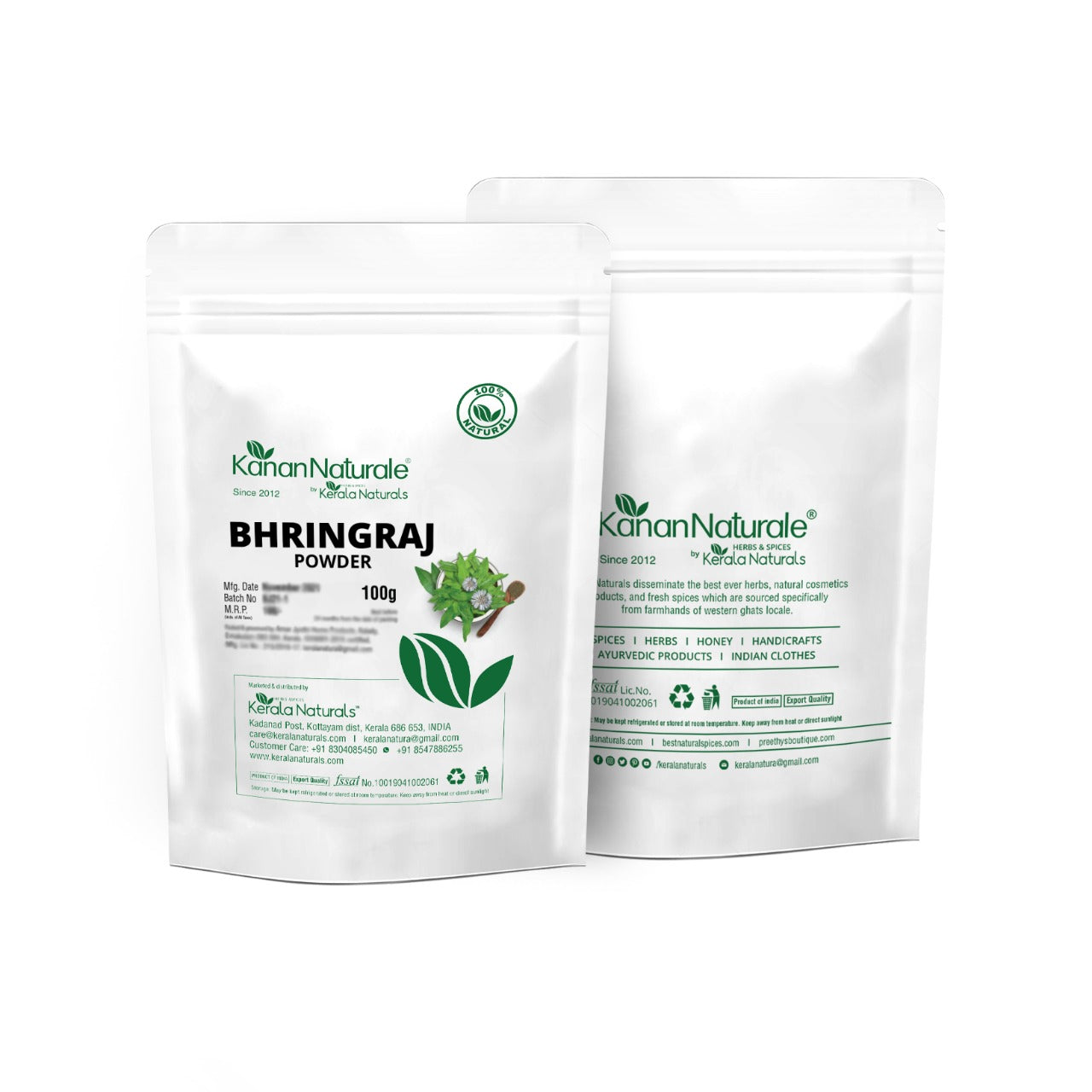 Kanan Naturale Bhringaraj Powder (100g x 2)