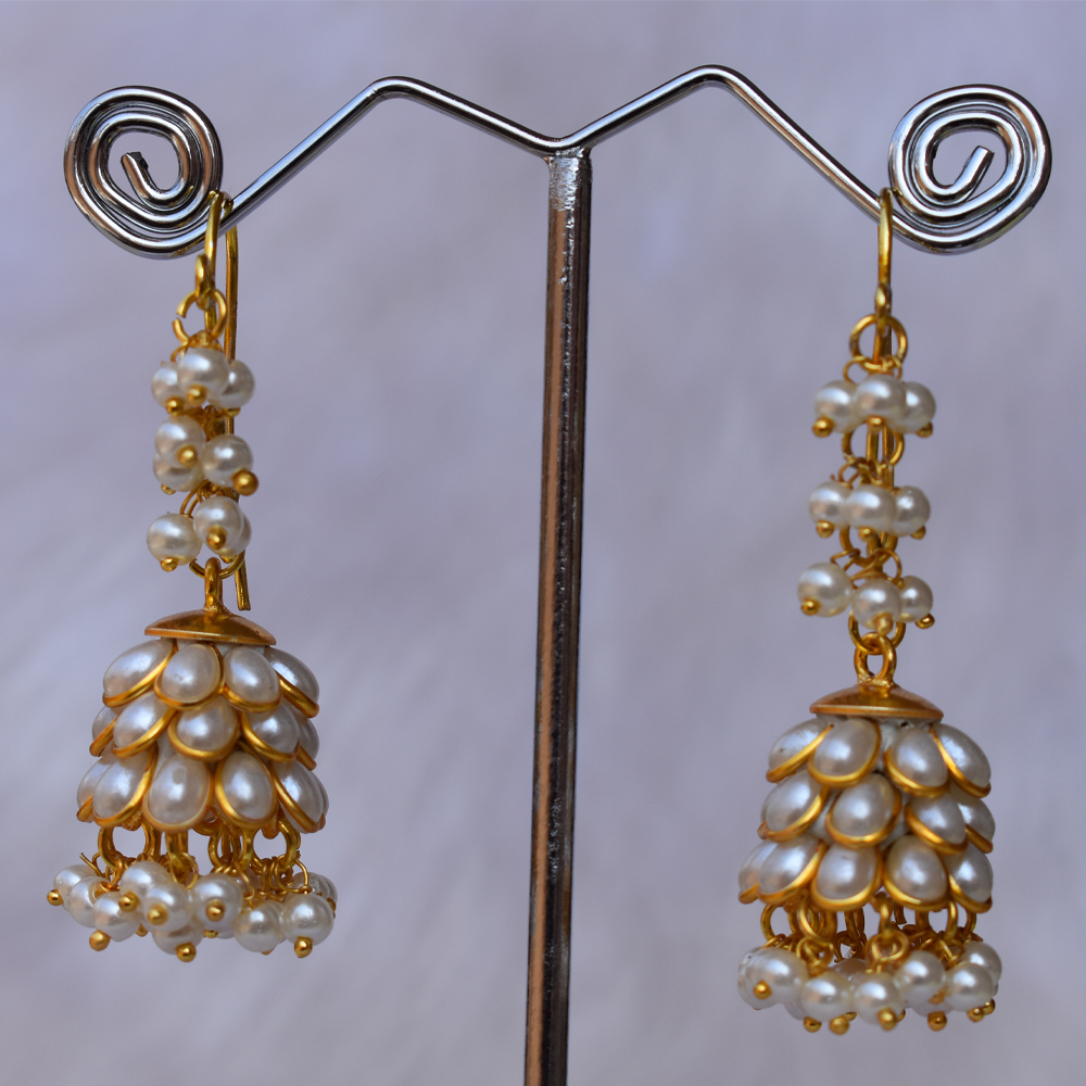 Handmade Pachchikari Jhumkas