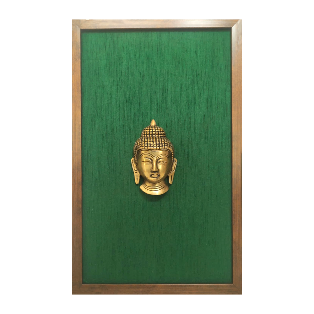 Buddha on Bright Green