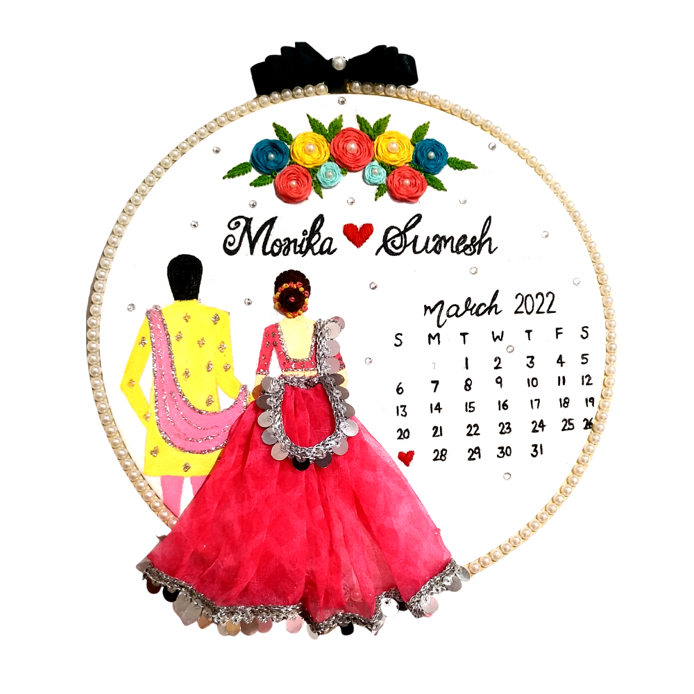 Wedding Embroidery Hoop