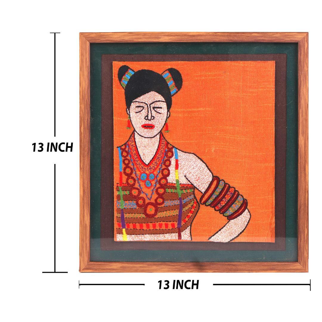 Indha Khasi Woman Wall Decor