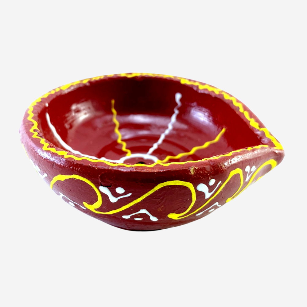 Handmade Clay Diya Urban Style (Set of 6)