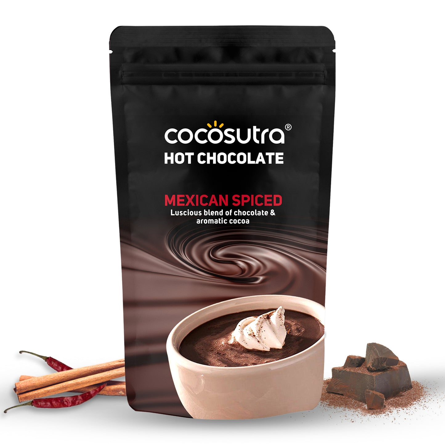 Cocosutra Hot Chocolate Mix - Mexican Spiced (100 g)
