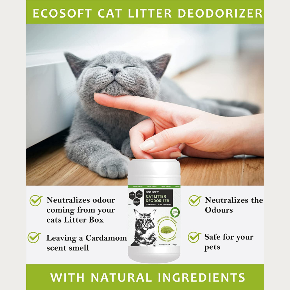 Eco Soft Cat Litter Deodoriser (750g)