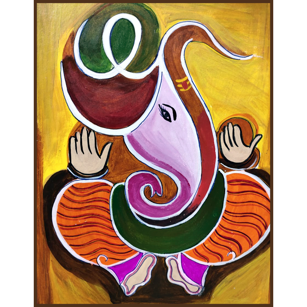 Ganesha - Canvas Painting