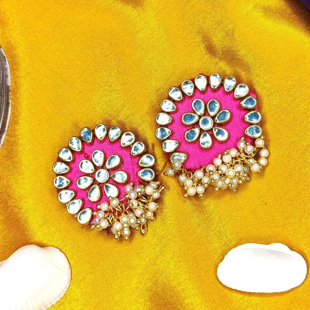 Handmade Fabric Earrings - Kreate