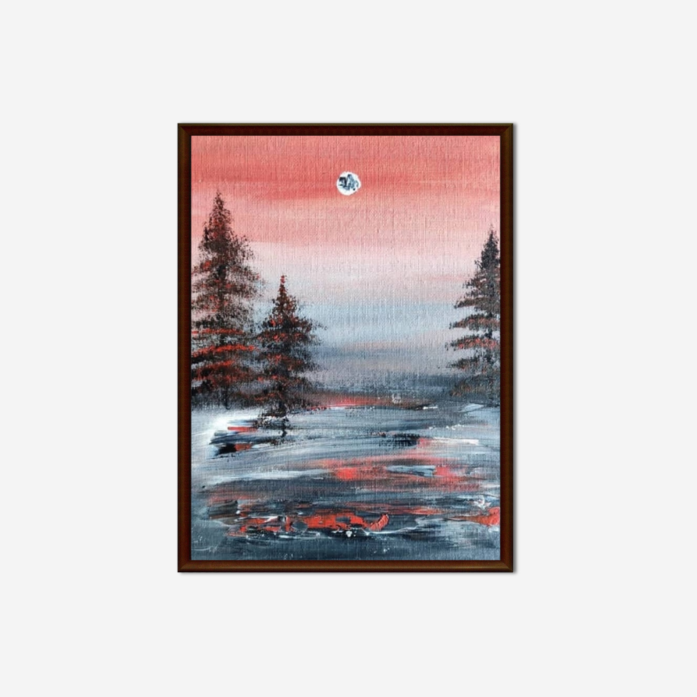 Canvas Bubbles Painting