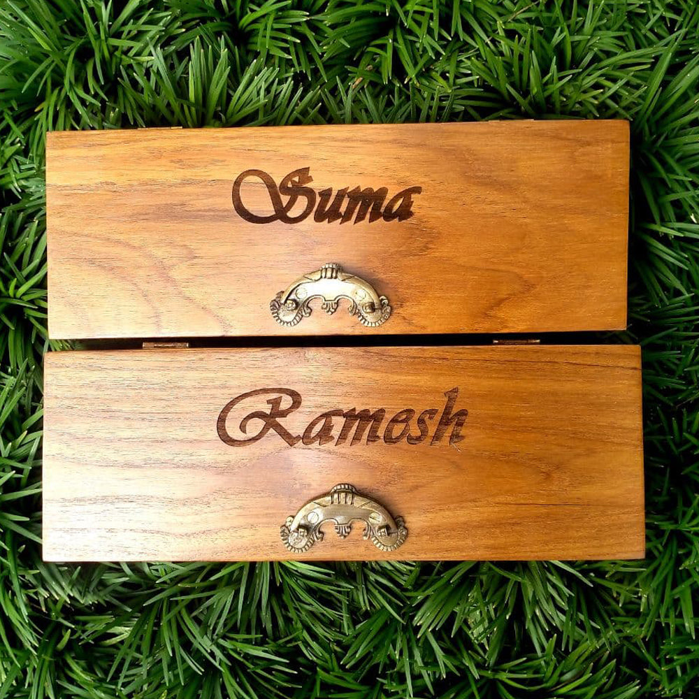 Wooden Couple Box