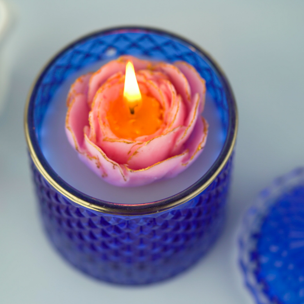 Lily Fragrance Luxury Jar Candle - Kreate