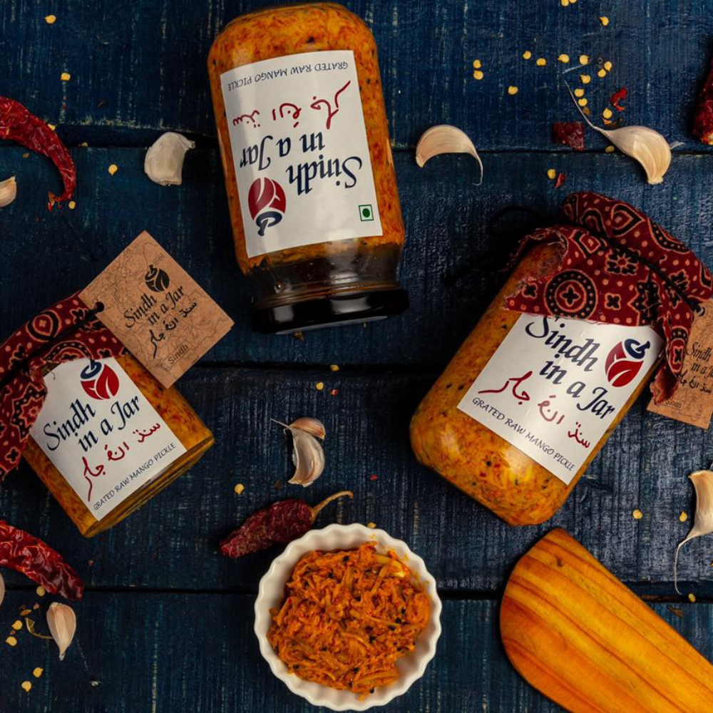 Momma Makes Grated Raw Mango Pickle (350g)