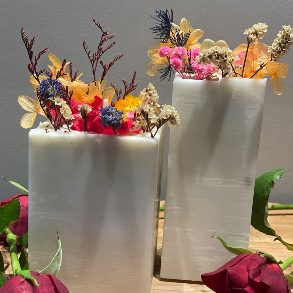 Floral Scented Candles (Pack of 2)