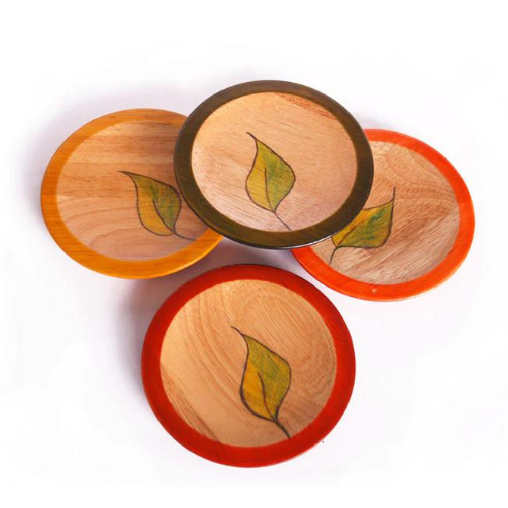 Fairkraft Creations Round Coasters - Hasiru (Set of 4)
