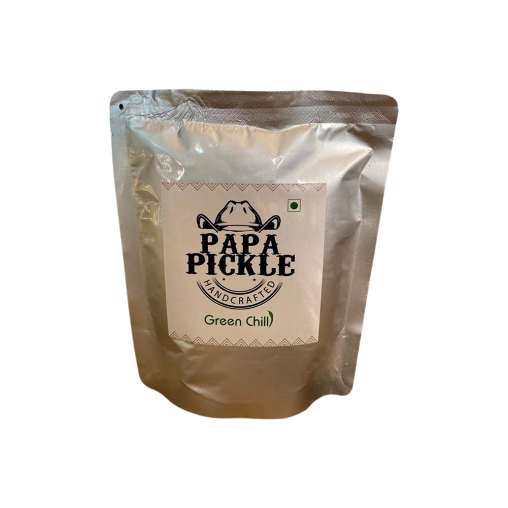 Papa Pickle Green Chilly Pickle (200g)