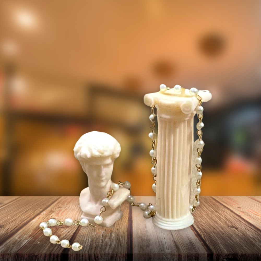 David and Roman Column Candles