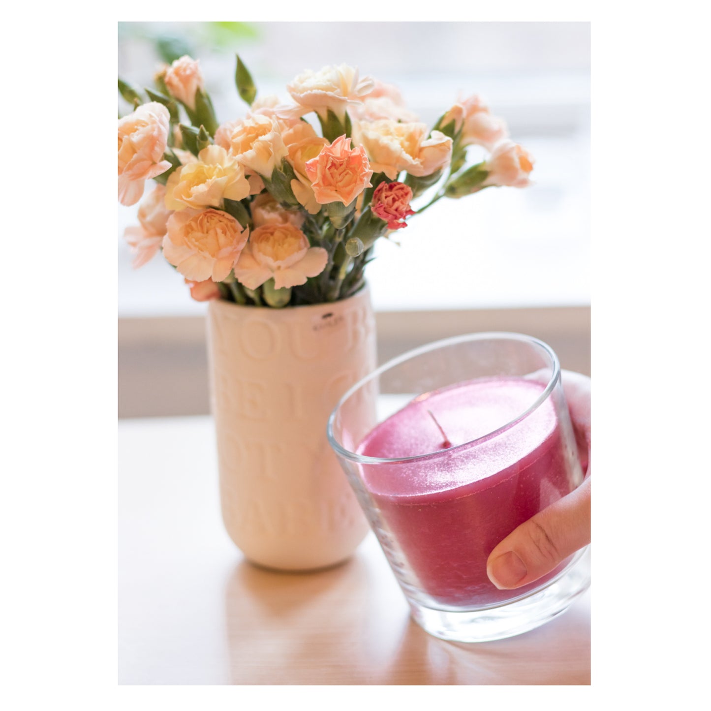Tinsel Candle - Rose Aroma