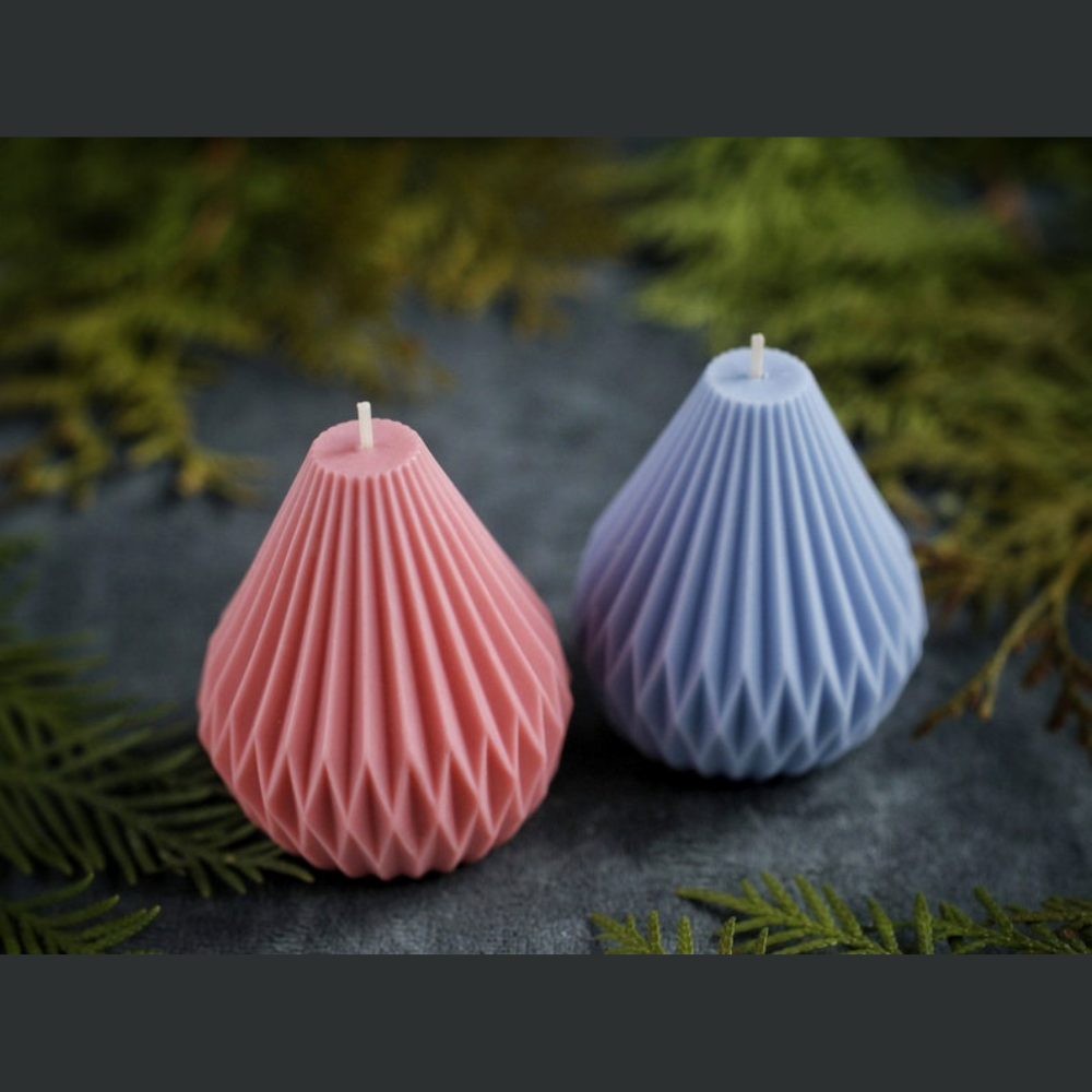 Drop Pear Sculpted Aroma Candle (Set of 2)