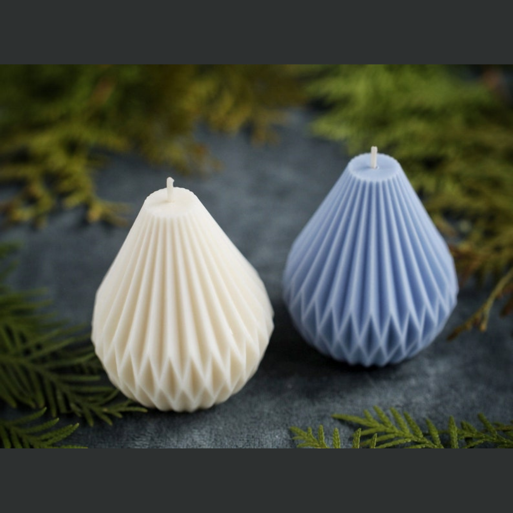 Drop Pear Sculpted Aroma Candle (Set of 2)