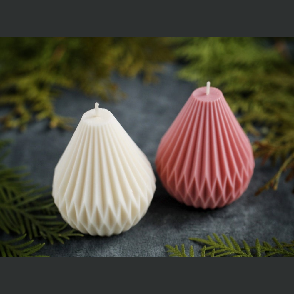 Drop Pear Sculpted Aroma Candle (Set of 2)