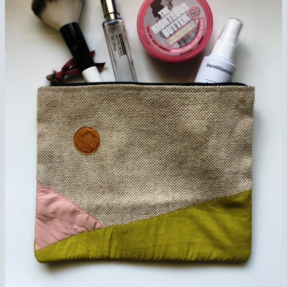 Jute Vanity Pouch (Set of 2)