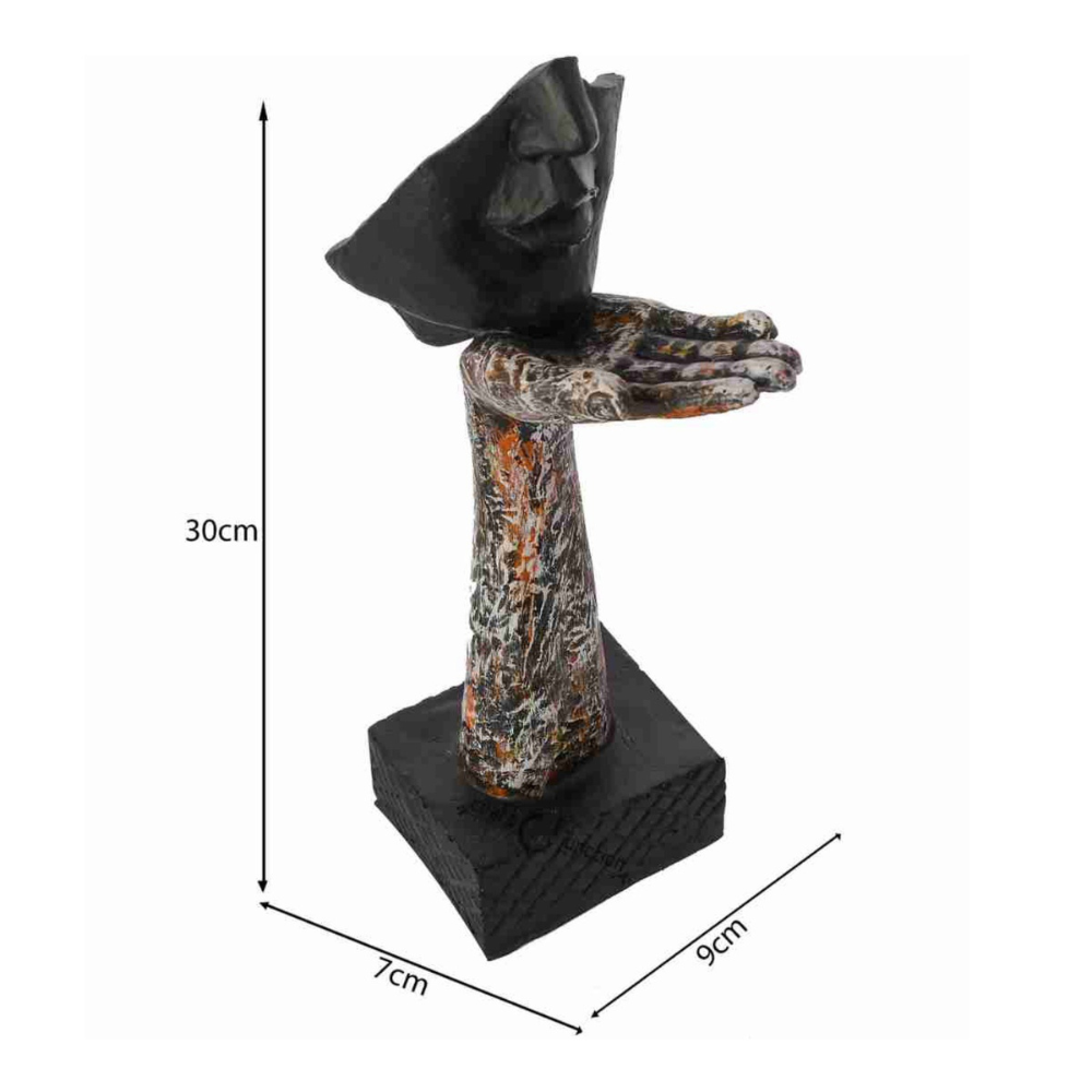 
                  
                    Hand-Face Showpiece (Set of 2)
                  
                