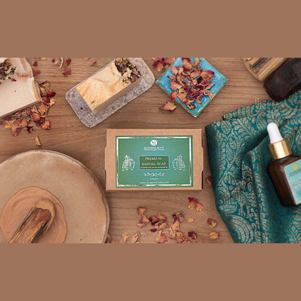 Premium Sandal Natural and Handmade Soap (100g)