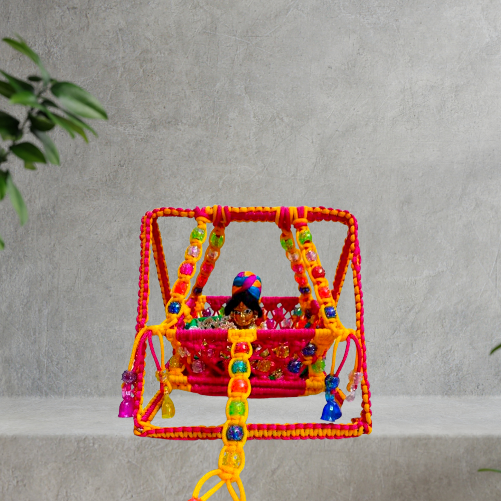 Macrame Jhula for Laddu Gopal