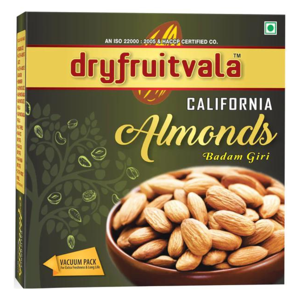 
                  
                    Dryfruitvala California Almonds Vacuum Pack (250g)
                  
                