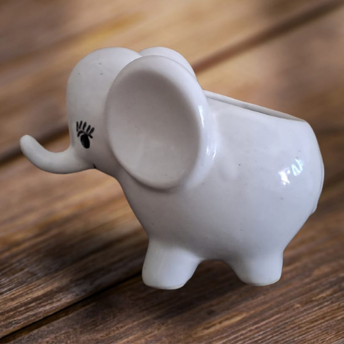 Ceramic Elephant Planter