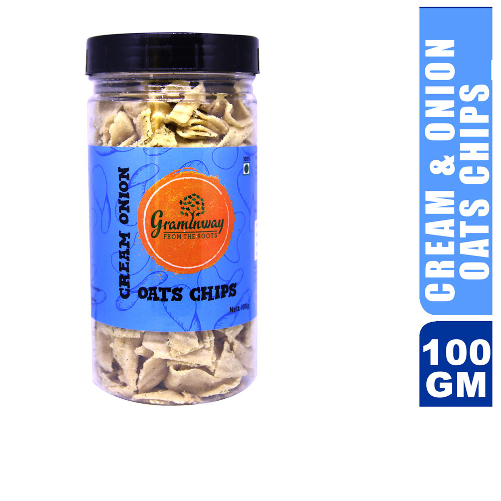 Graminway Cream Onion Oats Chips (100g)