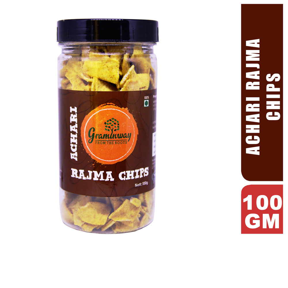 Graminway Achari Rajma Chips (100g)
