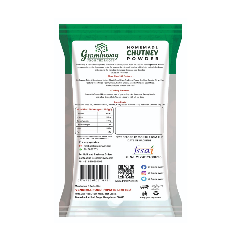 Graminway Homemade Chutney Powder (200g)