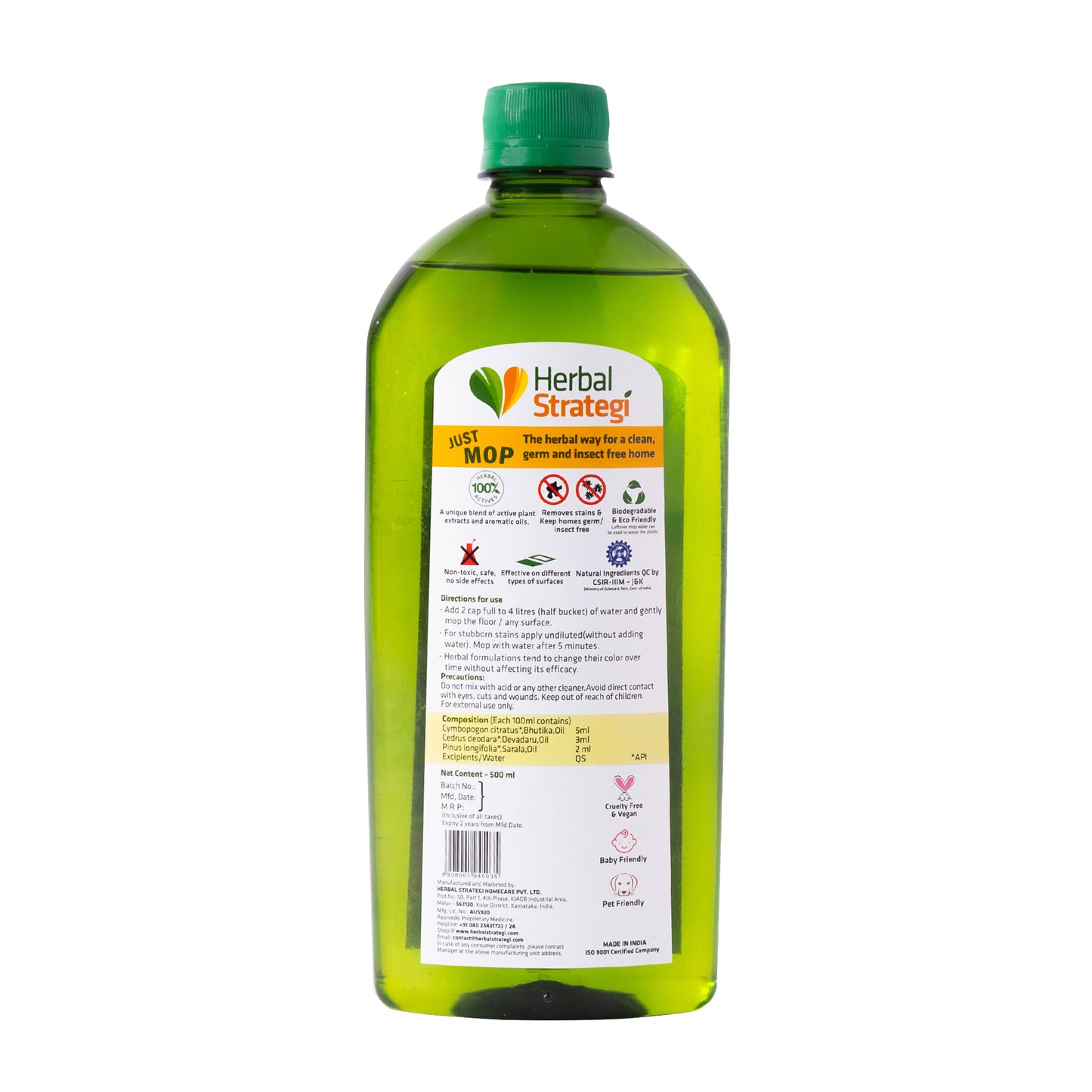 Herbal Strategi Floor Cleaner (Disinfectant & Insect Repellent)