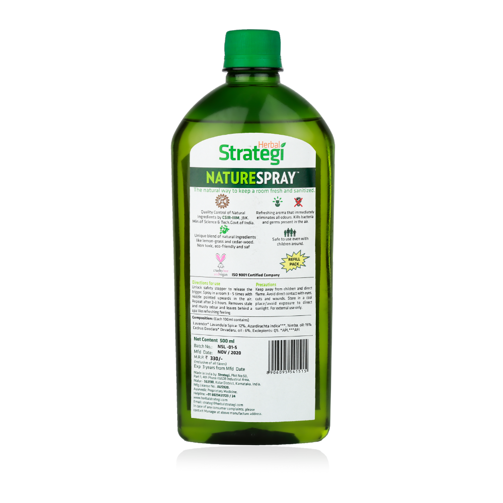 Herbal Strategi Room Disinfectant and Freshener - Lavender