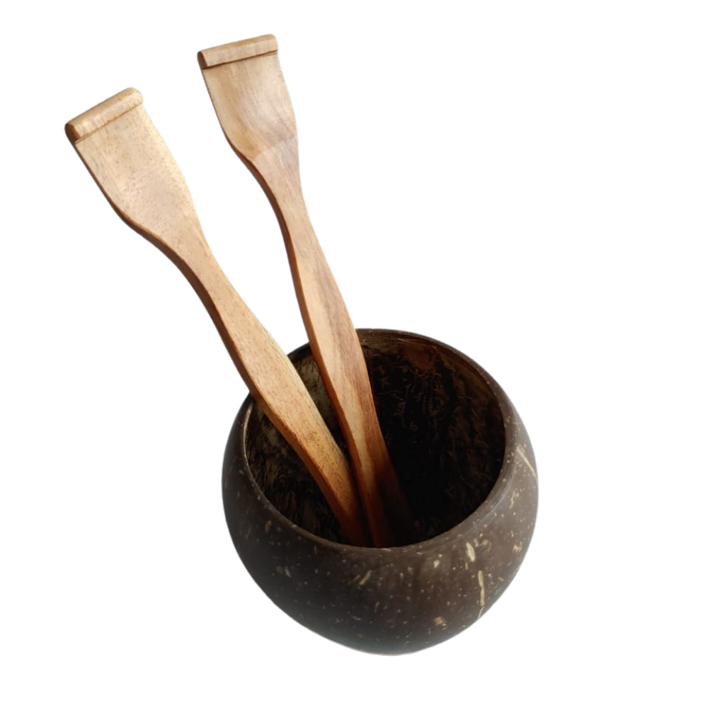 Ecotrendy Neem Wood Tongue Cleaner (Pack of 2)