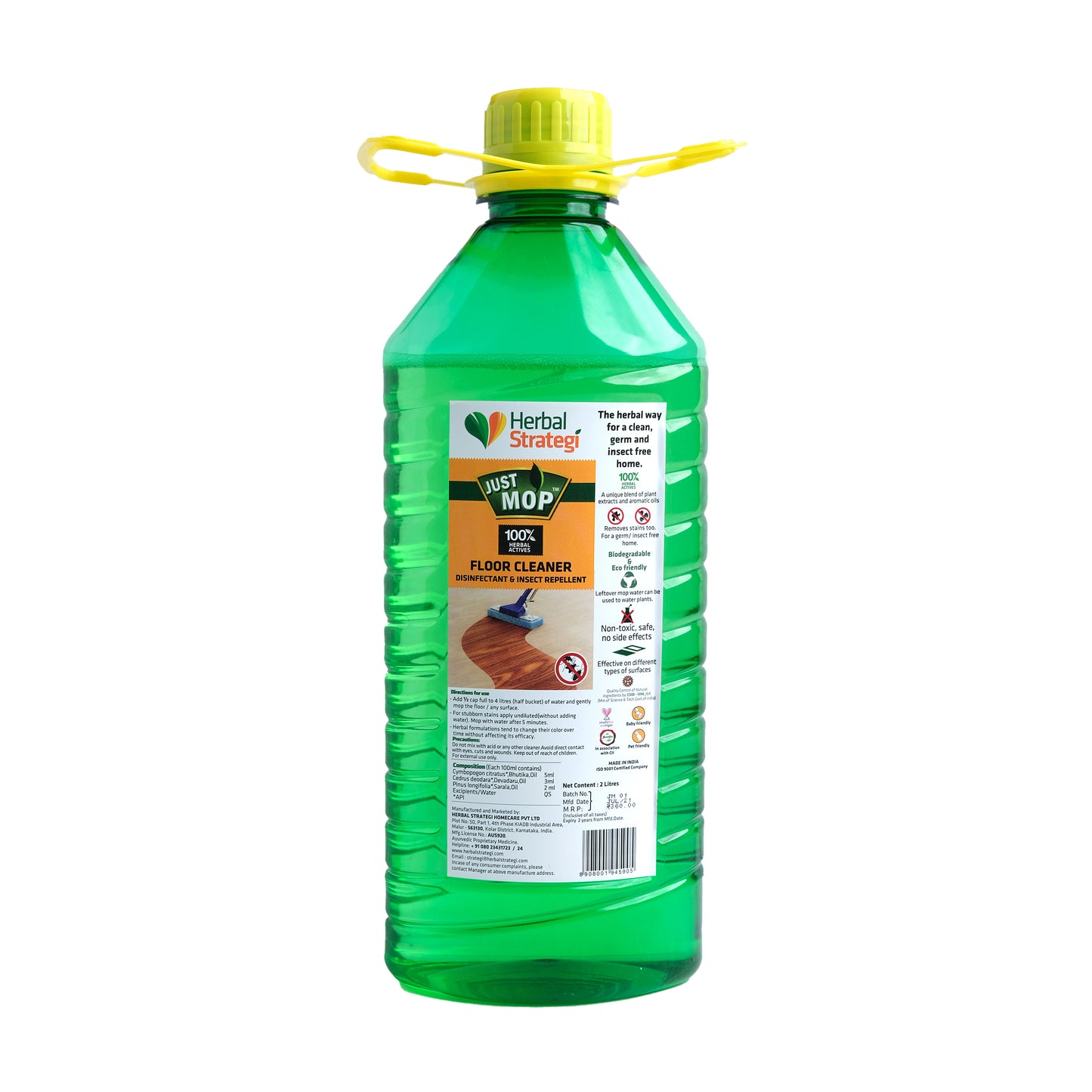 
                  
                    Herbal Concentrate Floor Cleaner & Insect Repellent with 2L Empty Bottle (180ml)
                  
                