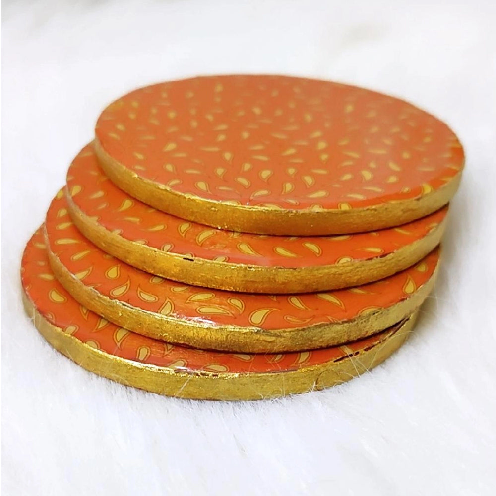 Kalamkari Coasters (Pack of 4)