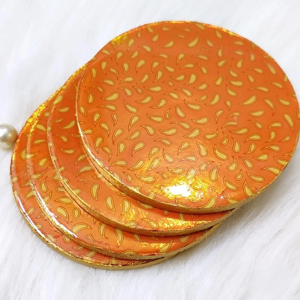 Kalamkari Coasters (Pack of 4)