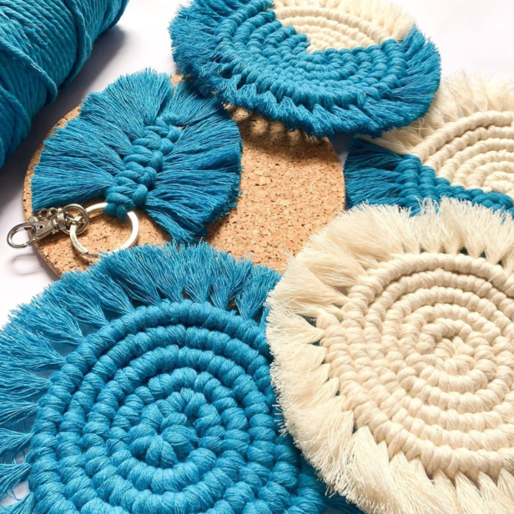 Macrame Coasters (Set of 2)
