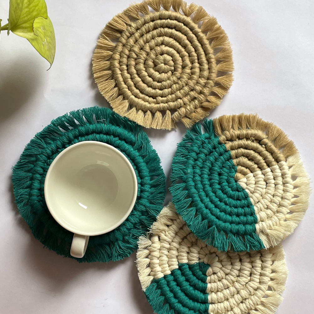 Macrame Coasters (Set of 2)